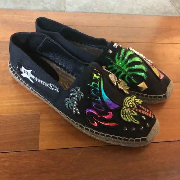 Marc Jacobs | Sienna Flats Espadrilles Black NEW - Picture 2 of 8